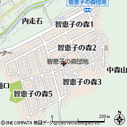 福島県二本松市智恵子の森2丁目52周辺の地図