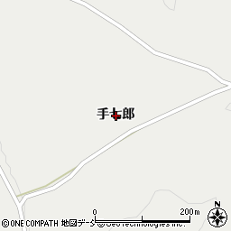 福島県双葉郡浪江町赤宇木手七郎周辺の地図