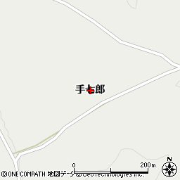 福島県浪江町（双葉郡）赤宇木（手七郎）周辺の地図