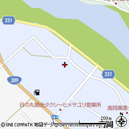 新潟県三条市高岡79周辺の地図