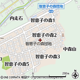 福島県二本松市智恵子の森2丁目47周辺の地図