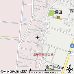 新潟県三条市金子新田372周辺の地図