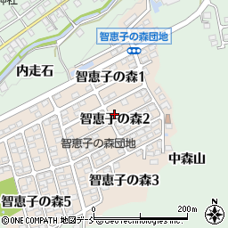 福島県二本松市智恵子の森2丁目20周辺の地図
