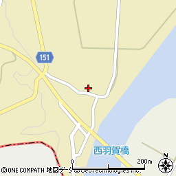 福島県喜多方市高郷町西羽賀鹿ノ下周辺の地図