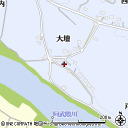 福島県二本松市上川崎大壇57周辺の地図