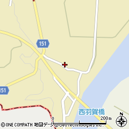 福島県喜多方市高郷町西羽賀上川原周辺の地図