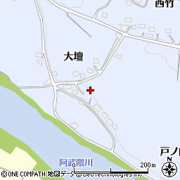 福島県二本松市上川崎大壇60周辺の地図
