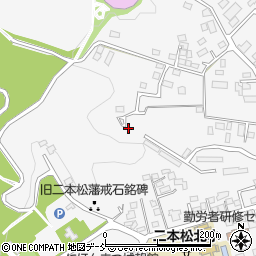 福島県二本松市郭内周辺の地図