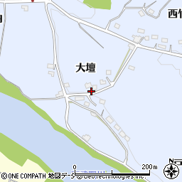 福島県二本松市上川崎大壇54周辺の地図