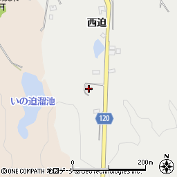 福島県南相馬市原町区益田西迫96-3周辺の地図