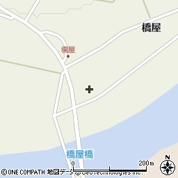 福島県西会津町（耶麻郡）新郷大字三河（中道下）周辺の地図
