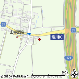 福島県喜多方市塩川町遠田横大道周辺の地図