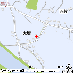 福島県二本松市上川崎大壇52周辺の地図