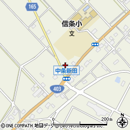 新潟県長岡市中条新田78周辺の地図