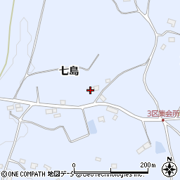 福島県二本松市上川崎七島22周辺の地図