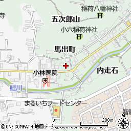 福島県二本松市油井馬出町周辺の地図