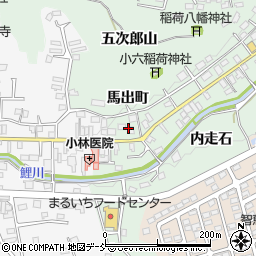 福島県二本松市油井（馬出町）周辺の地図