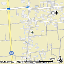 福島県喜多方市塩川町中屋沢田中306周辺の地図