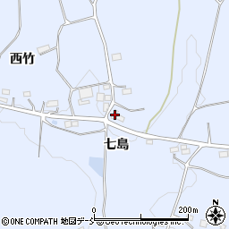 福島県二本松市上川崎西竹178周辺の地図