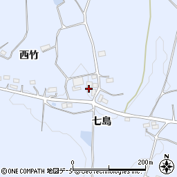福島県二本松市上川崎西竹154周辺の地図