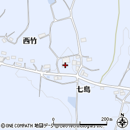 福島県二本松市上川崎西竹151周辺の地図