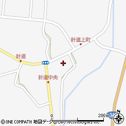 福島県二本松市針道町周辺の地図