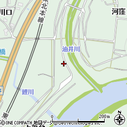 福島県二本松市油井渋井周辺の地図