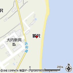 福島県南相馬市原町区小浜狐沢周辺の地図