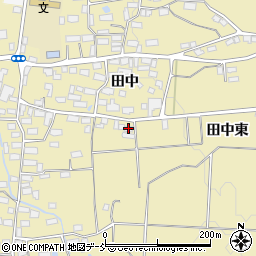 福島県喜多方市塩川町中屋沢田中350周辺の地図