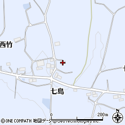 福島県二本松市上川崎西竹171周辺の地図