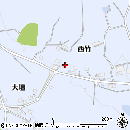 福島県二本松市上川崎西竹93周辺の地図
