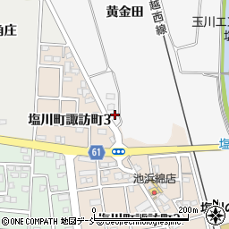 福島県喜多方市塩川町（諏訪前）周辺の地図
