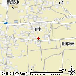 福島県喜多方市塩川町中屋沢田中349周辺の地図