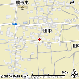 福島県喜多方市塩川町中屋沢田中345周辺の地図