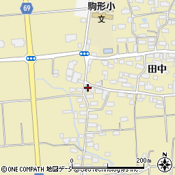 福島県喜多方市塩川町中屋沢田中313周辺の地図