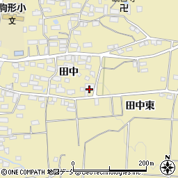 福島県喜多方市塩川町中屋沢田中99周辺の地図
