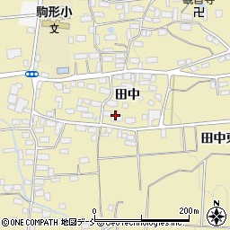 福島県喜多方市塩川町中屋沢田中347周辺の地図