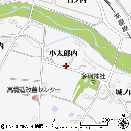 福島県南相馬市原町区高小太郎内周辺の地図