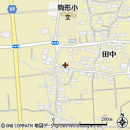 福島県喜多方市塩川町中屋沢田中317周辺の地図