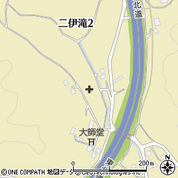 福島県二本松市二伊滝2丁目周辺の地図