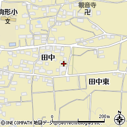福島県喜多方市塩川町中屋沢田中548周辺の地図