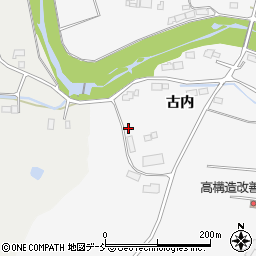 福島県南相馬市原町区高古内周辺の地図