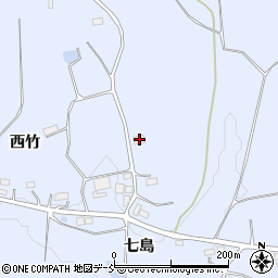 福島県二本松市上川崎西竹167周辺の地図
