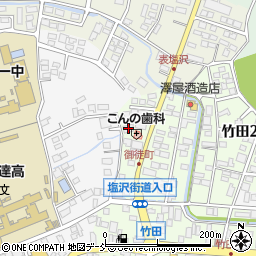 ユーミー竹田周辺の地図