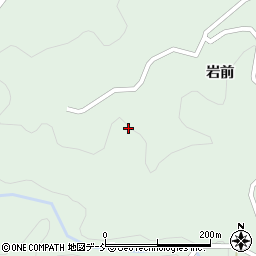 福島県二本松市太田岩前周辺の地図