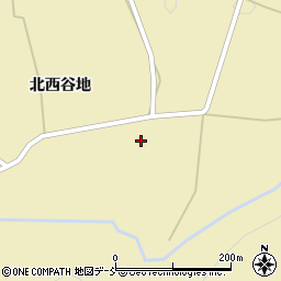 福島県喜多方市高郷町西羽賀（南西谷地）周辺の地図