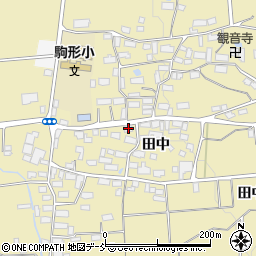 福島県喜多方市塩川町中屋沢田中338周辺の地図