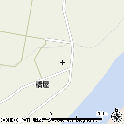 福島県耶麻郡西会津町新郷大字三河橋屋平周辺の地図