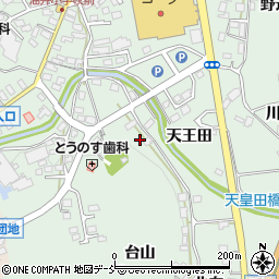 福島県二本松市油井秋葉腰周辺の地図