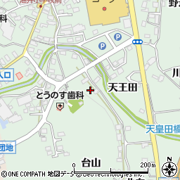 福島県二本松市油井（秋葉腰）周辺の地図